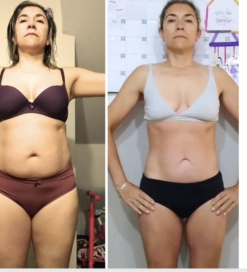 Catherine Bohme, antes y después con KinuFit