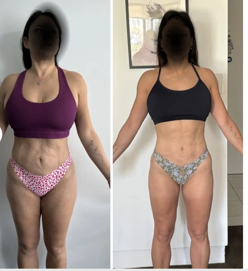 Natalia Aedo, antes y después con KinuFit